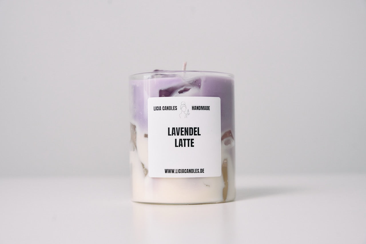 Lavendel Latte Candle