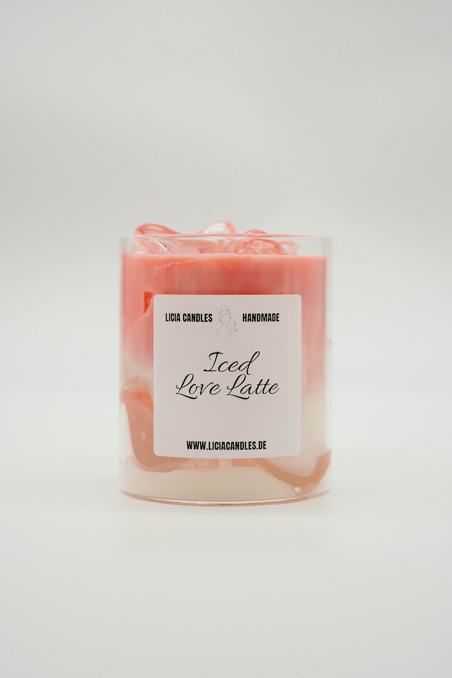 Iced Love Latte Candle