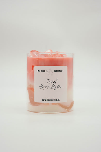 Iced Love Latte Candle