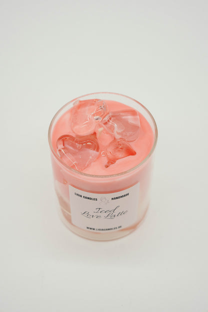 Iced Love Latte Candle