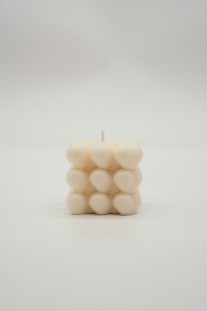Heart Bubble Candle