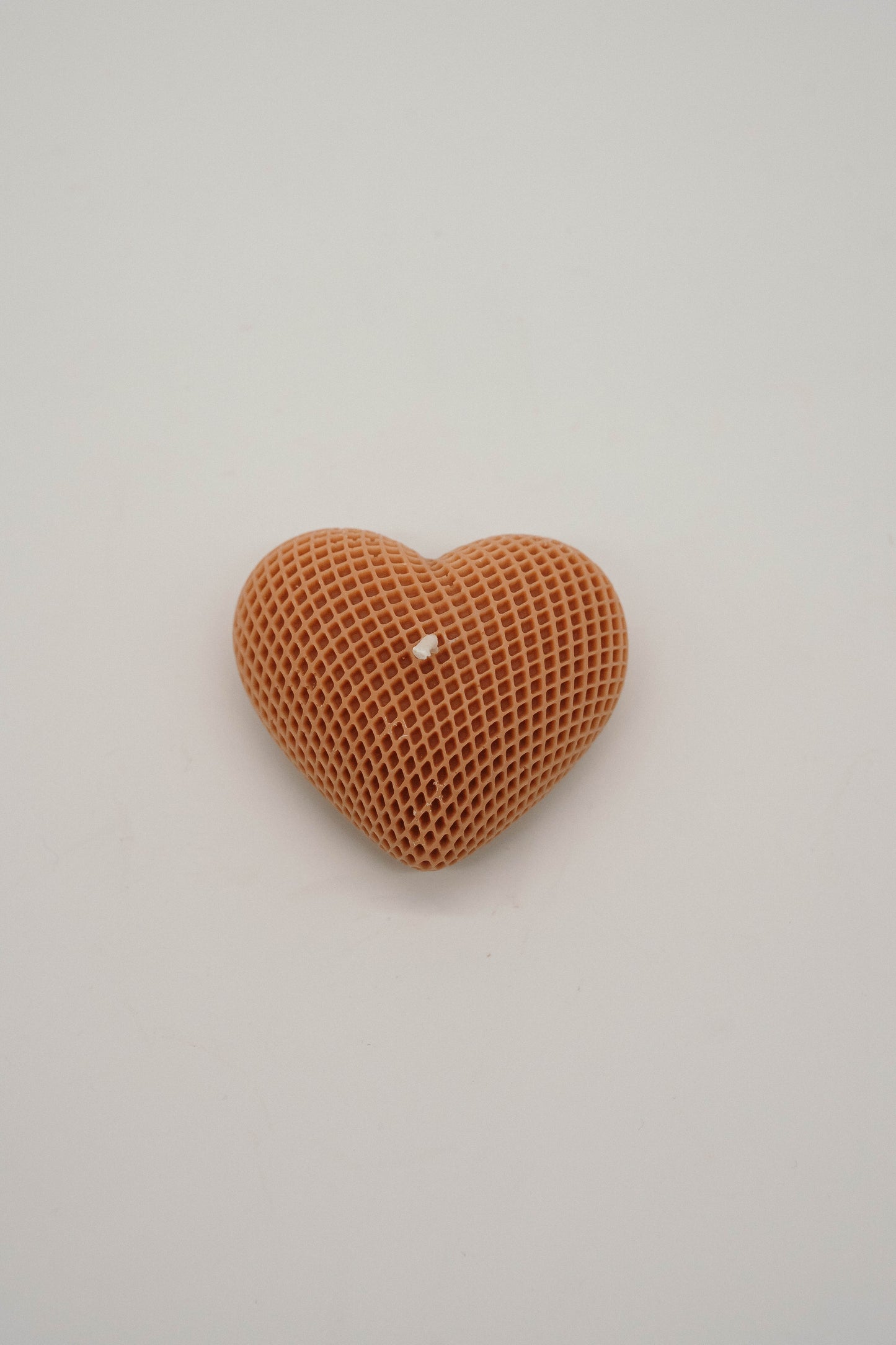 Textured Heart Candle