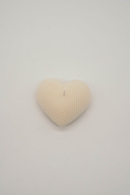 Textured Heart Candle