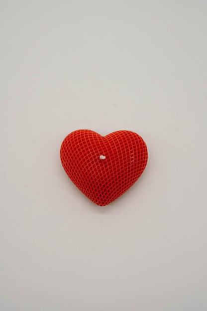 Textured Heart Candle