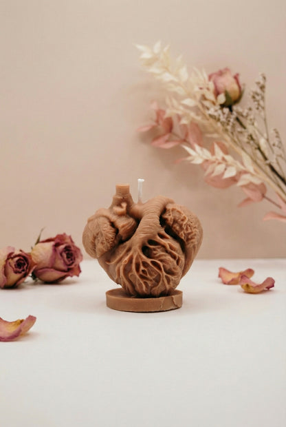 Anatomical Heart Candle