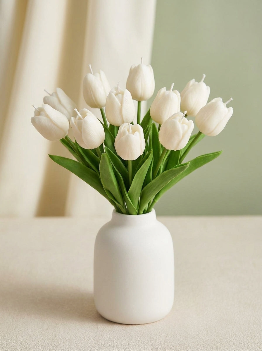 Everlasting Tulips - Candle Bouquet