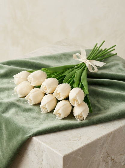 Everlasting Tulips - Candle Bouquet