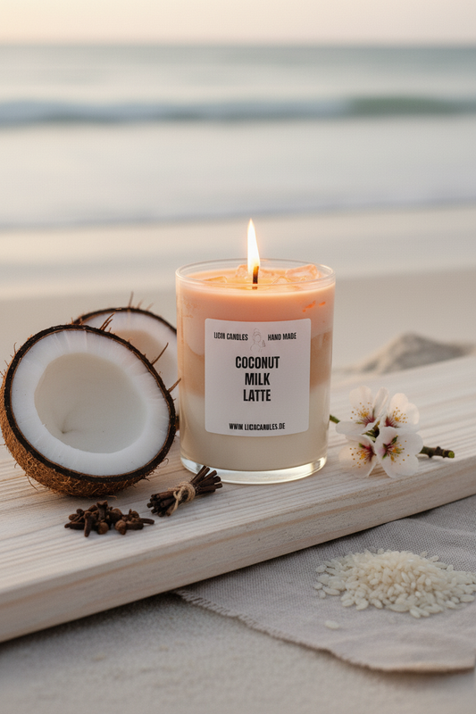 Coconut Milk Latte Candle