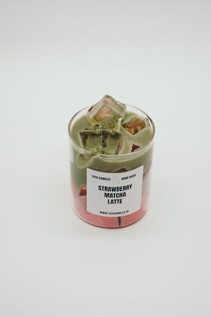 Strawberry Matcha Latte Candle