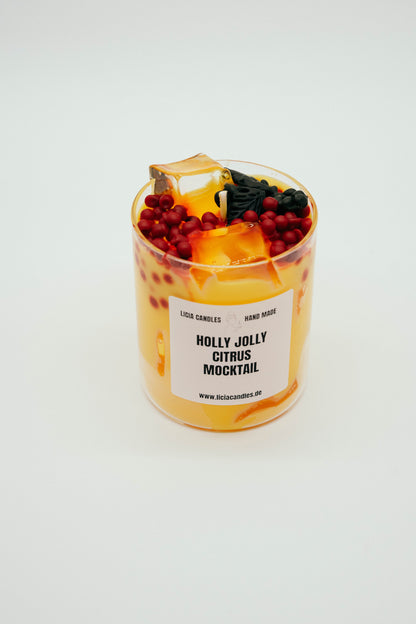 Holly Jolly Citrus Mocktail Candle