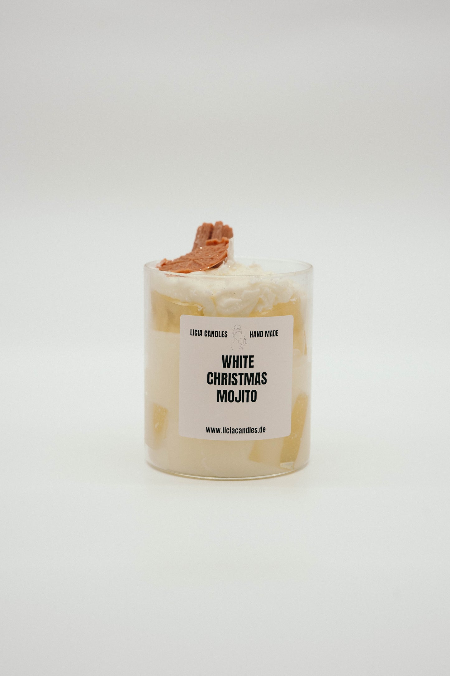 White Christmas Mojito Candle