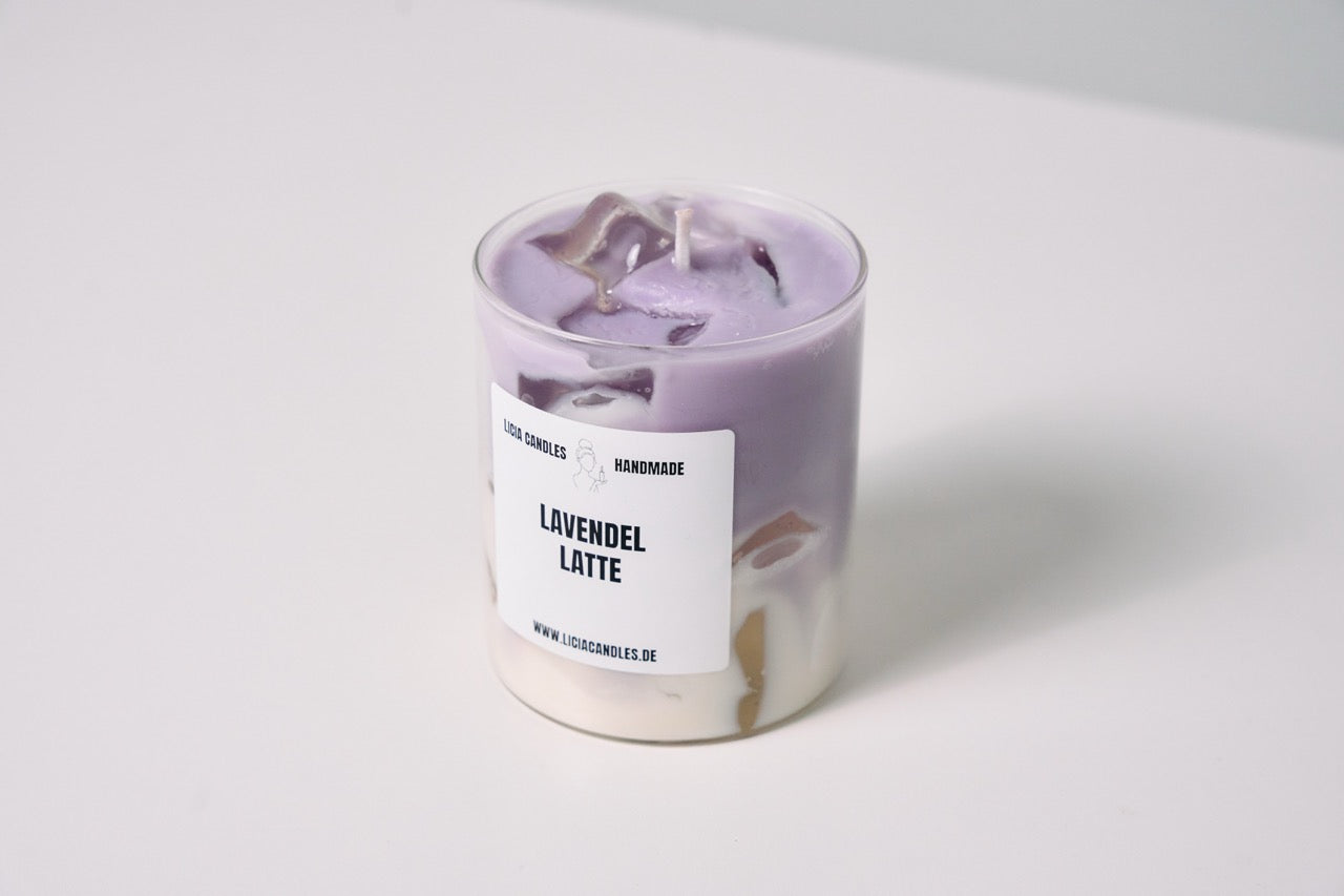 Lavendel Latte Candle