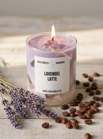 Lavendel Latte Candle