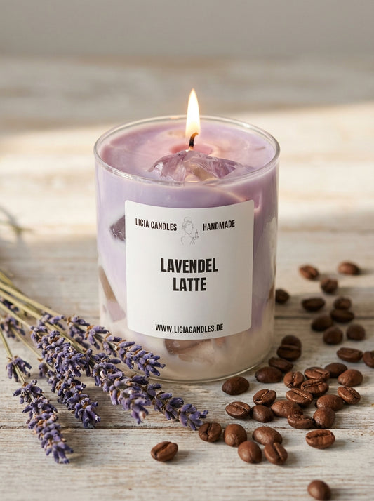 Lavendel Latte Candle